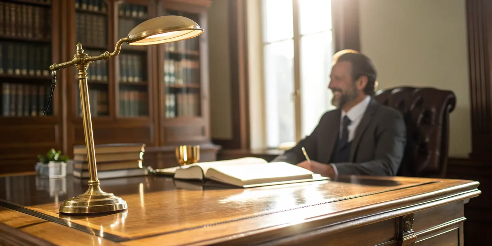 Springfield, Missouri attorney at law office desk.